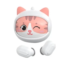 هدفون داخل گوش بی سیم گرین لاین مدل Kitty Beats GNKTYTWSWH